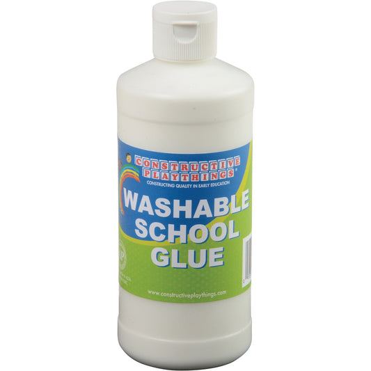 Constructive Playthings? Washable School Glue - 16 oz
